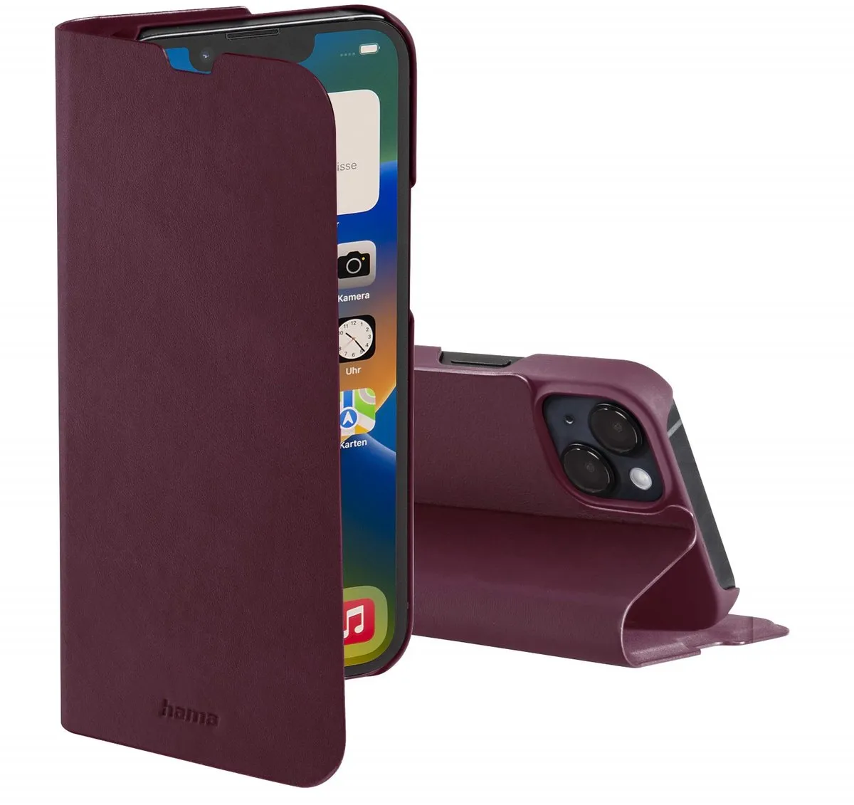 Hama Booklet Guard Pro Bordeaux iPhone 14 Plus Hoes - 1 Pasje