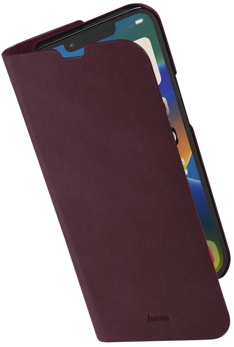 Hama Booklet Guard Pro Bordeaux iPhone 14 Plus Hoes - 1 Pasje