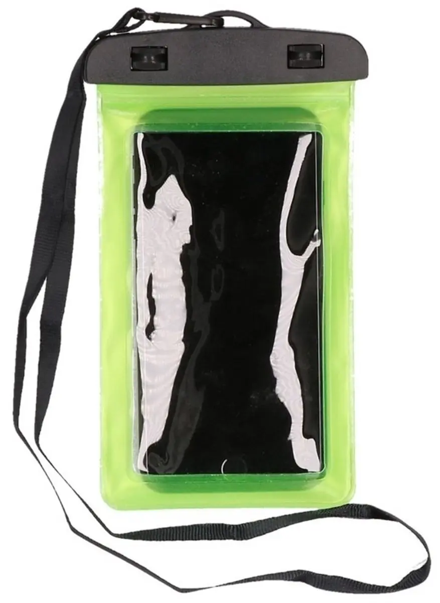 2x Bellatio design waterdicht telefoonhoesje voor alle telefoons groen