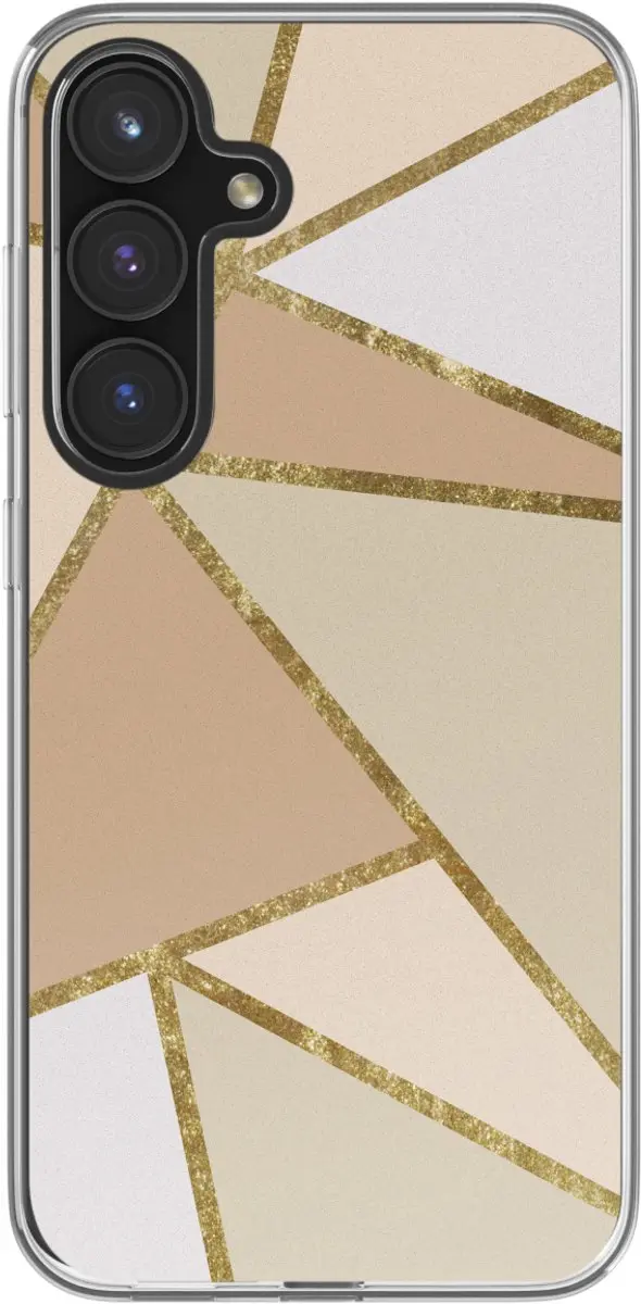 imoshion Design hoesje Samsung Galaxy S24 FE Graphic Beige