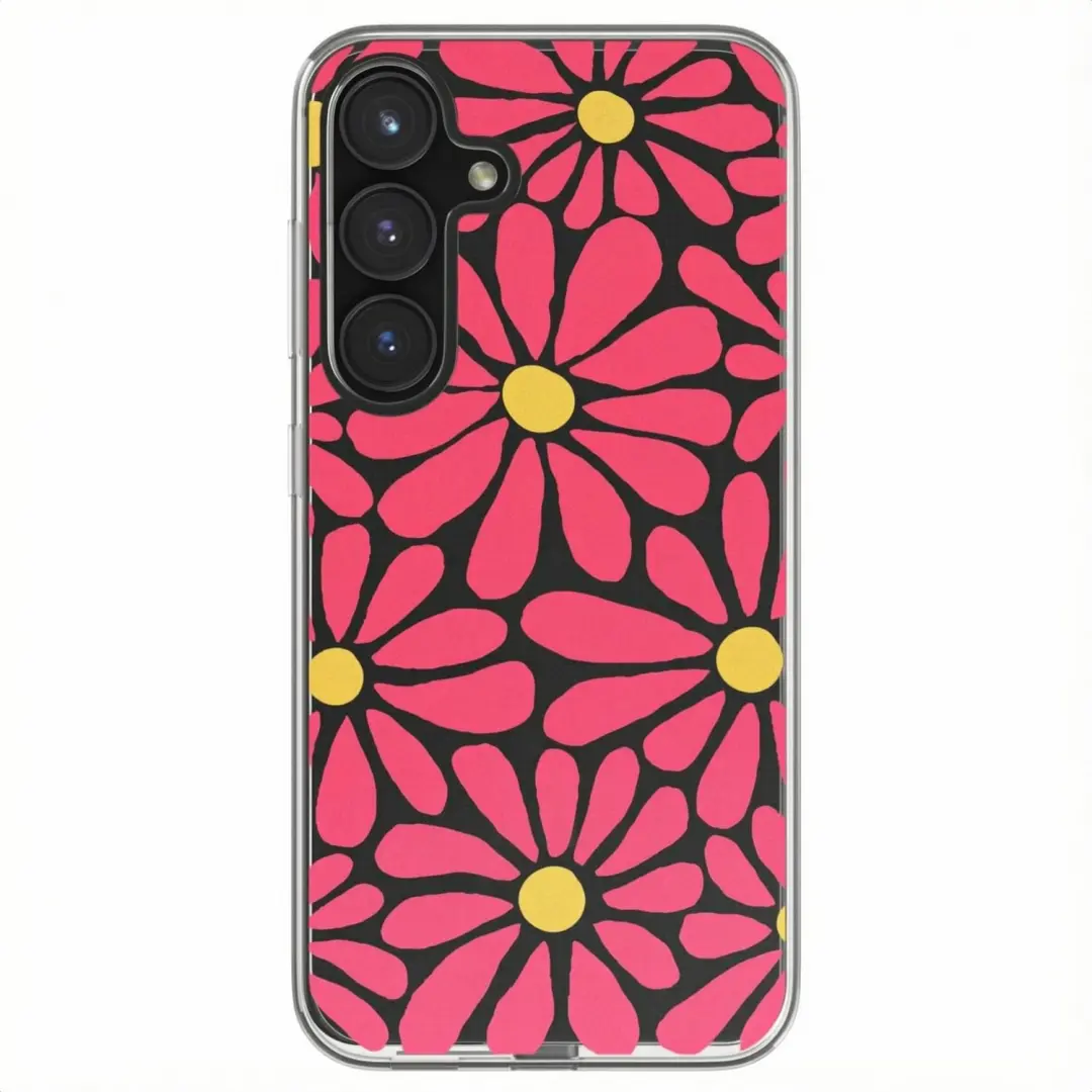 imoshion Design hoesje Samsung Galaxy S24 FE Dusty Rose Flowers Connect