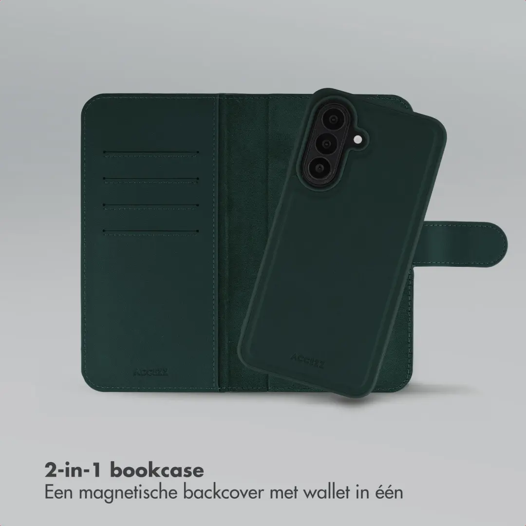Accezz Edge Uitneembare Bookcase MagSafe voor Samsung Galaxy A27 - Groen - afbeelding 5 van 6