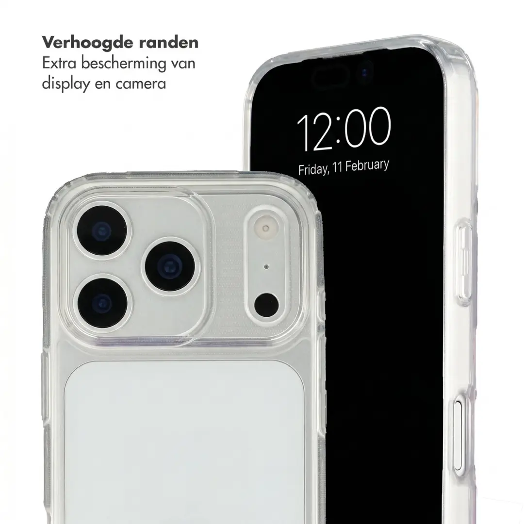 Selencia Hoesje iPhone 18 Pro Max/17 Pro Max Transparant - afbeelding 4 van 6