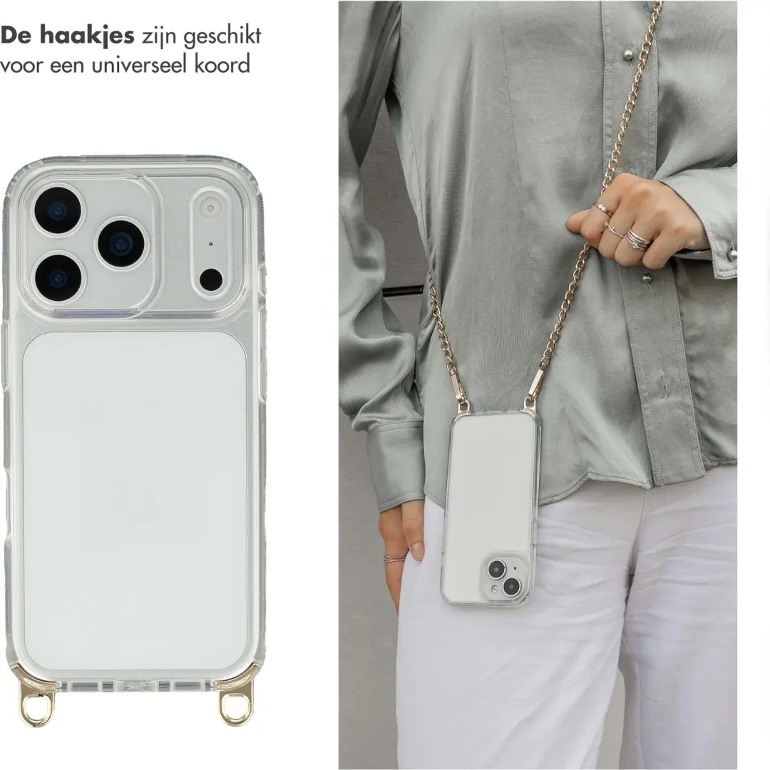 Selencia Hoesje iPhone 18 Pro Max/17 Pro Max Transparant - afbeelding 2 van 6