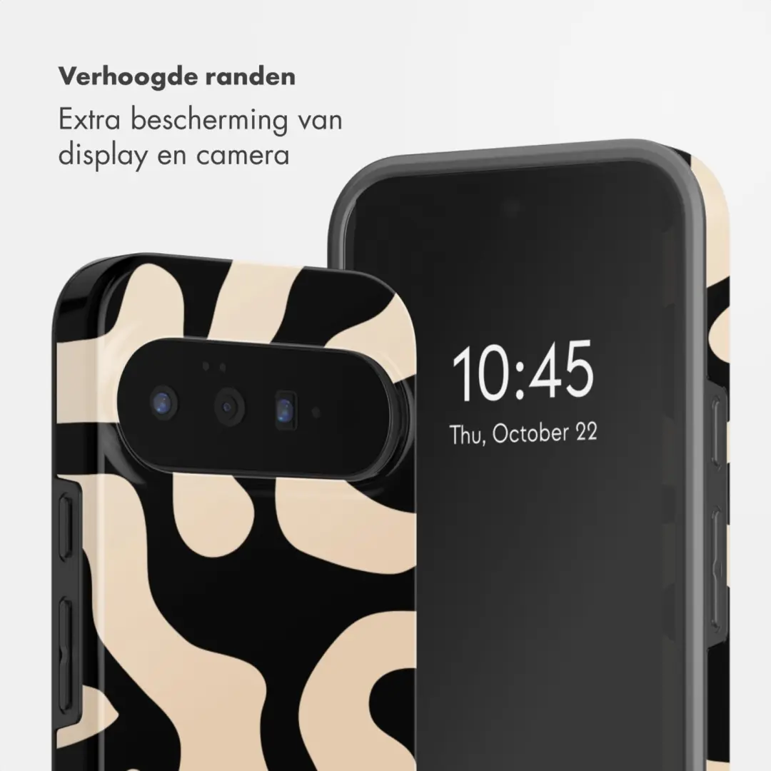 Selencia Art Wave Black Hoesje Google Pixel 11 Pro - afbeelding 5 van 6