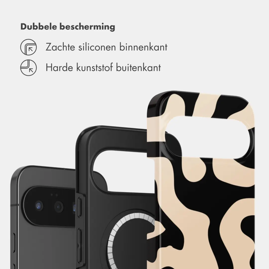 Selencia Art Wave Black Hoesje Google Pixel 11 Pro - afbeelding 2 van 6