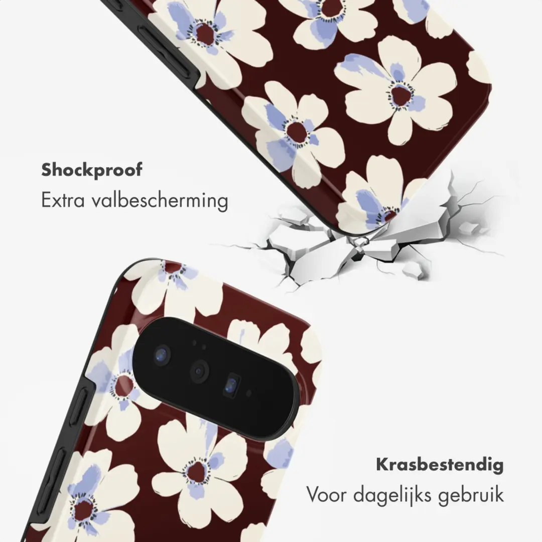 Selencia Vivid Backcover MagSafe Google Pixel 11 Pro - Choco Flower Pop - afbeelding 4 van 6