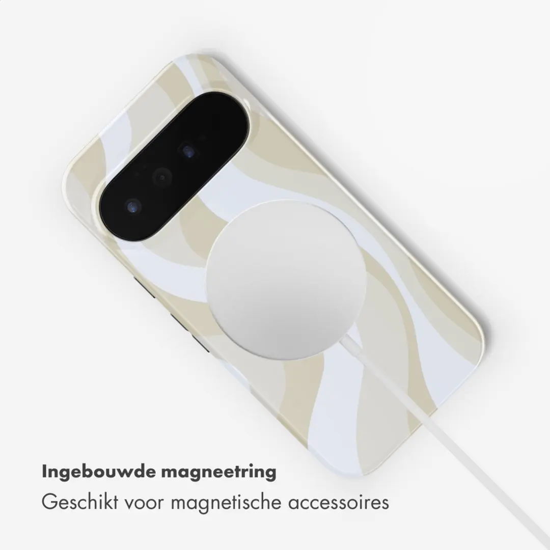 Selencia Hoesje Google Pixel 11 Pro Desert Waves Beige - afbeelding 5 van 6