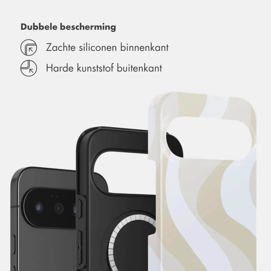 Selencia Hoesje Google Pixel 11 Pro Desert Waves Beige - afbeelding 2 van 6