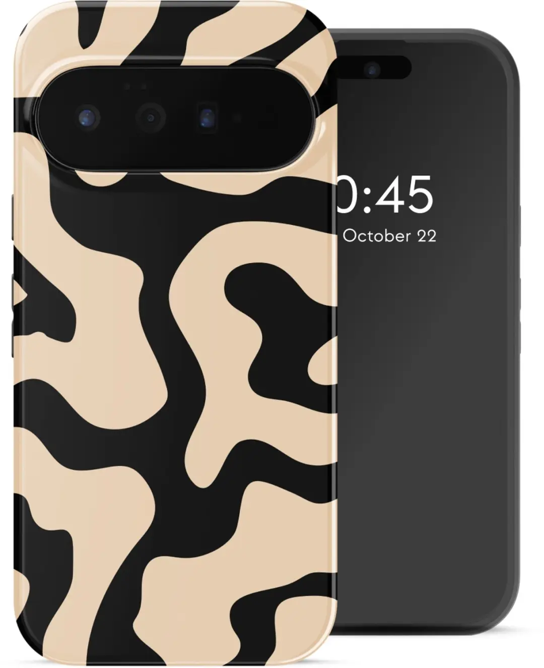 Selencia Art Wave Black Hoesje Google Pixel 11