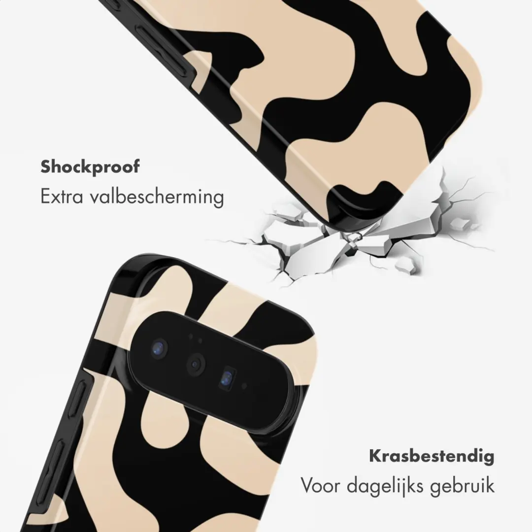 Selencia Art Wave Black Hoesje Google Pixel 11 - afbeelding 3 van 6
