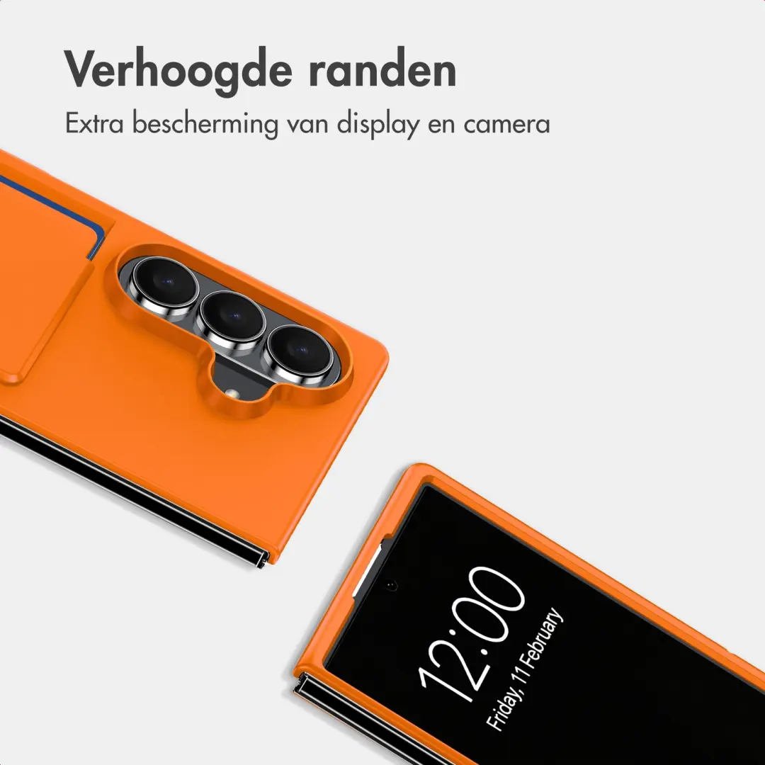 imoshion Backcover met pashouder Samsung Galaxy Z Fold 8 Ultra Oranje - afbeelding 4 van 6