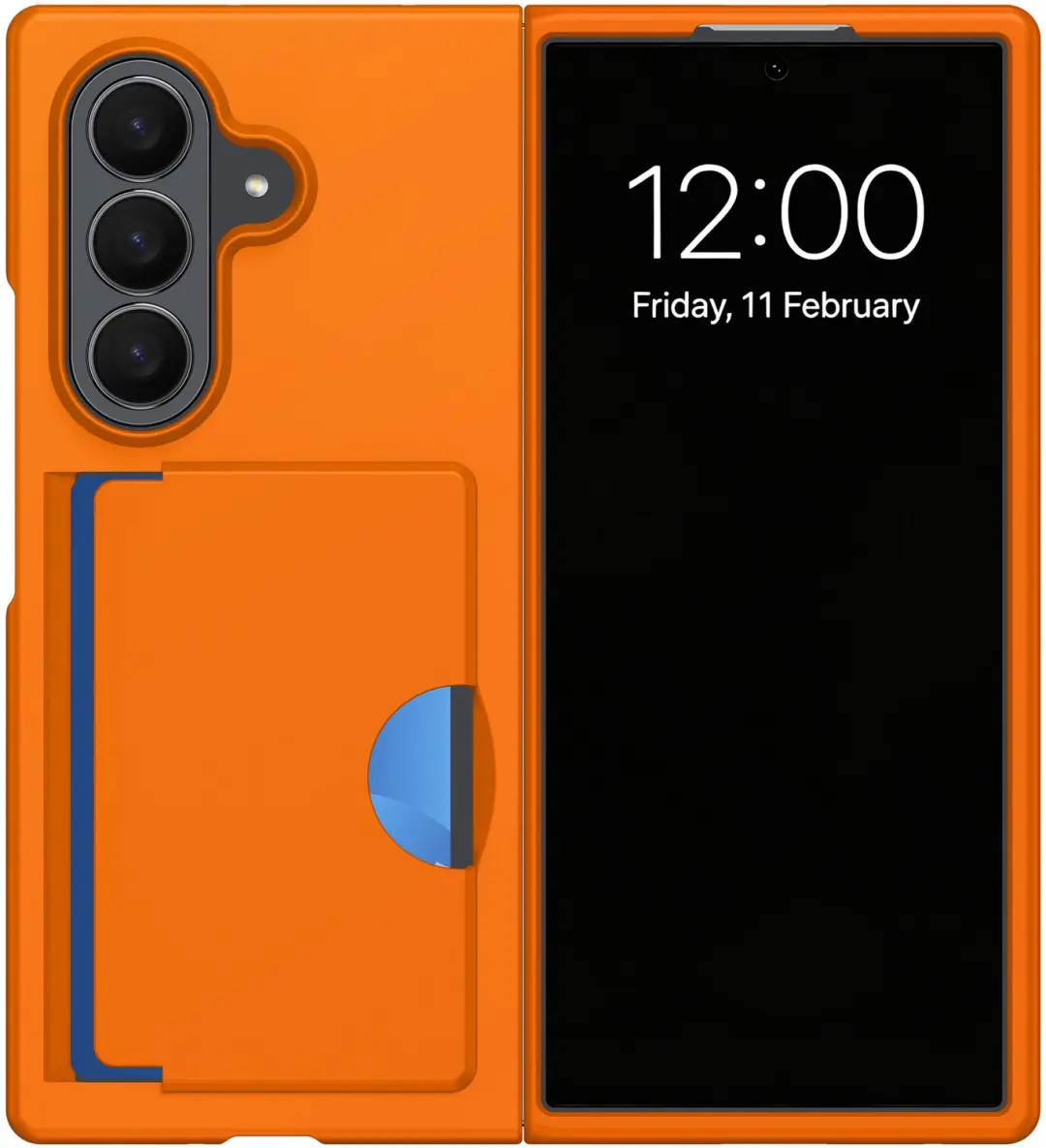 imoshion Backcover met pashouder Samsung Galaxy Z Fold 8 Ultra Oranje
