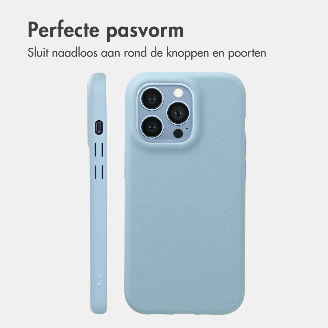 imoshion Texture Backcover iPhone 13 Pro Lichtblauw - afbeelding 6 van 6