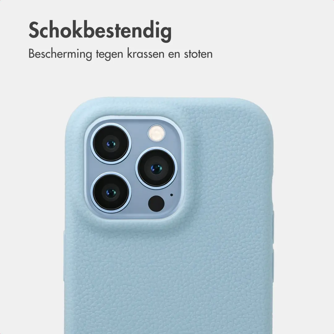 imoshion Texture Backcover iPhone 13 Pro Lichtblauw - afbeelding 4 van 6