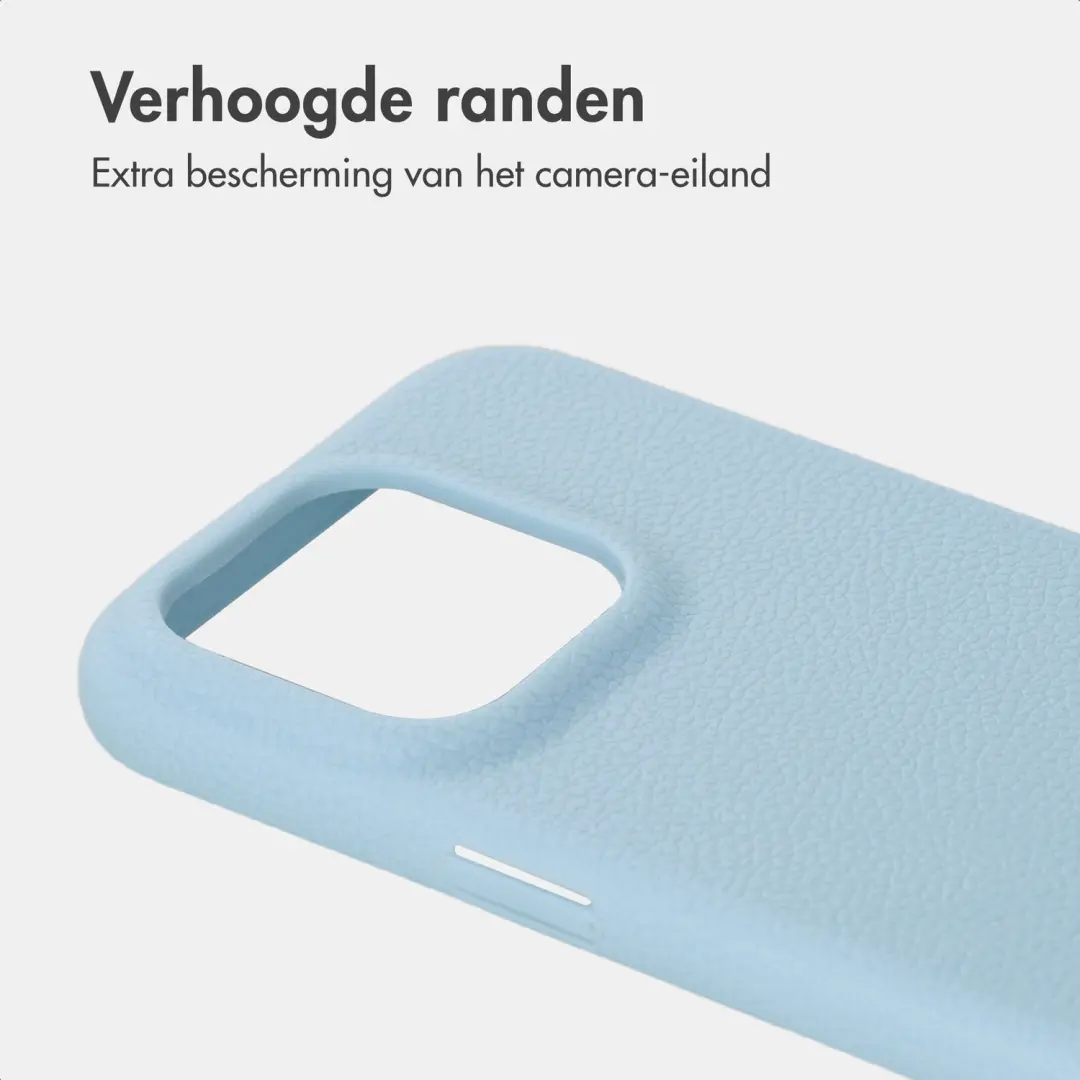 imoshion Texture Backcover iPhone 14 Pro Lichtblauw - afbeelding 6 van 6