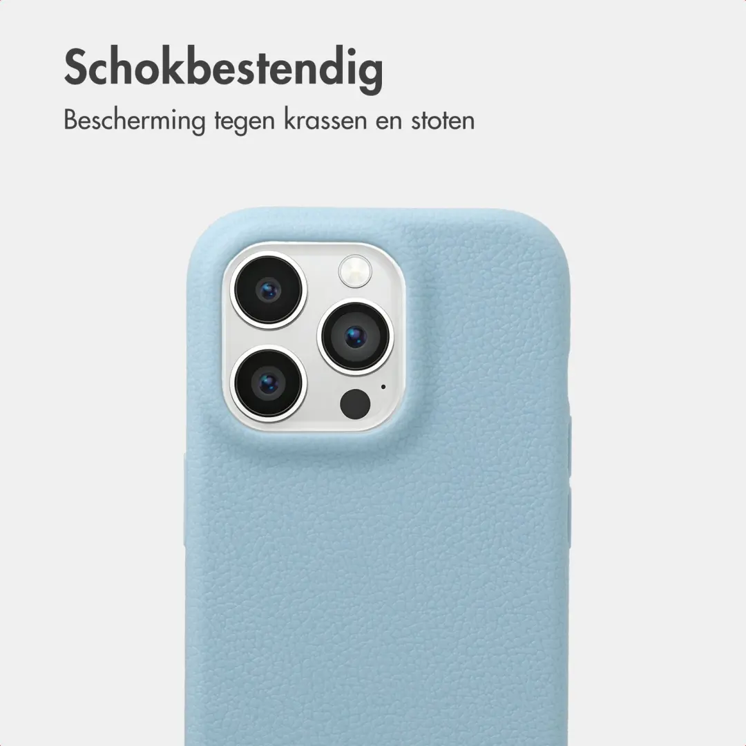 imoshion Texture Backcover iPhone 14 Pro Lichtblauw - afbeelding 4 van 6