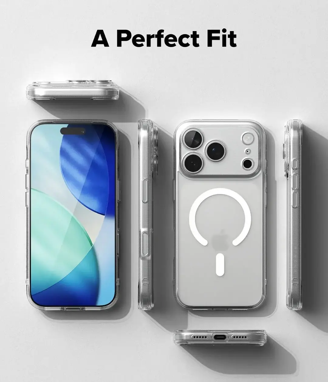 Ringke Fusion Magnetic iPhone 18 Pro Max hoesje - Matte Clear - afbeelding 5 van 6