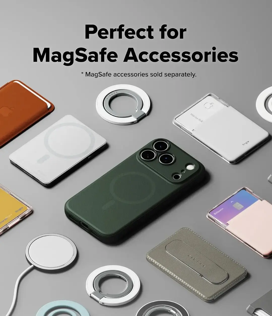 Ringke Onyx MagSafe iPhone 18 Pro Max Hoesje - Groen - afbeelding 6 van 6