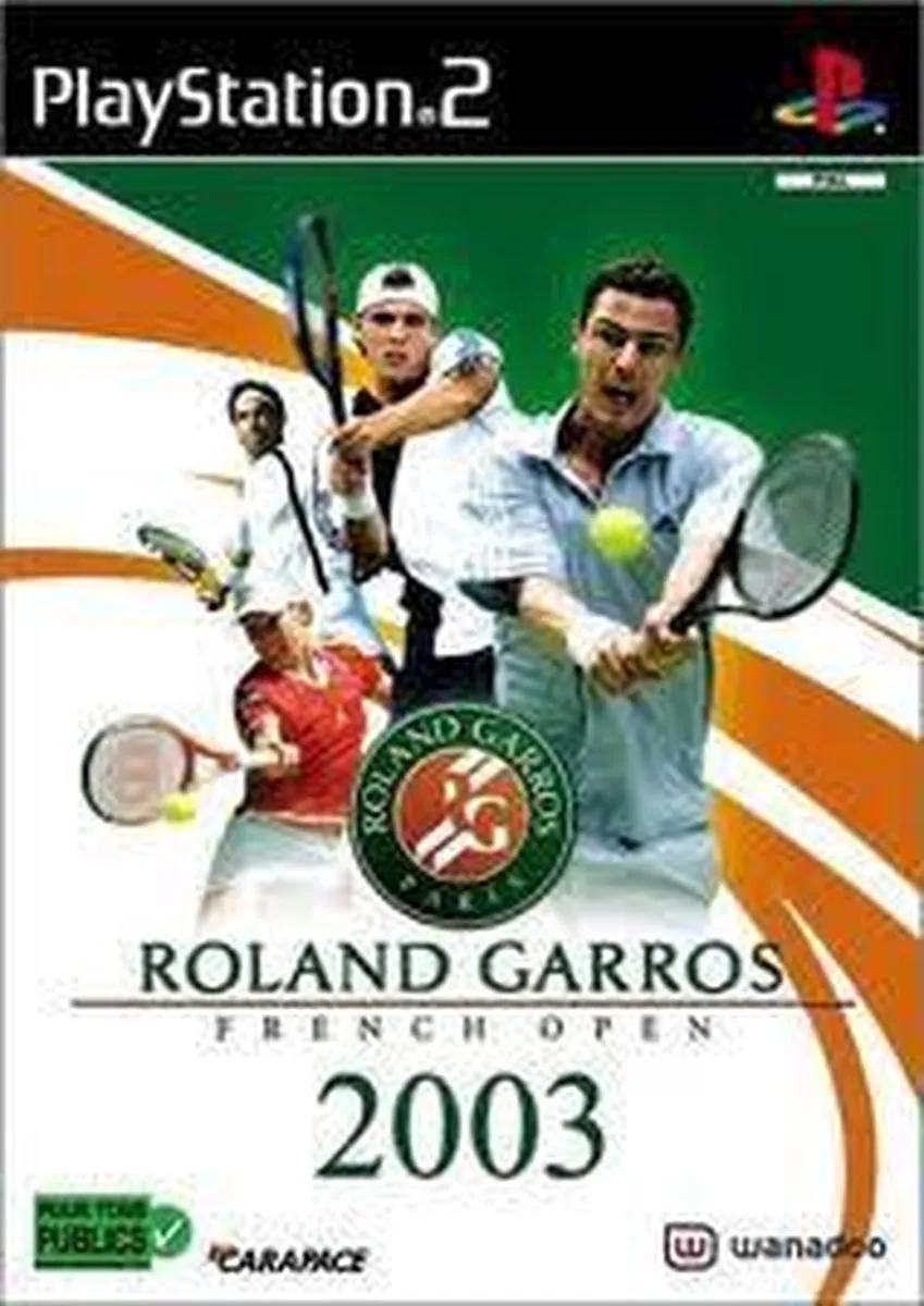Sony PlayStation Roland Garros 2003 Justin Henin