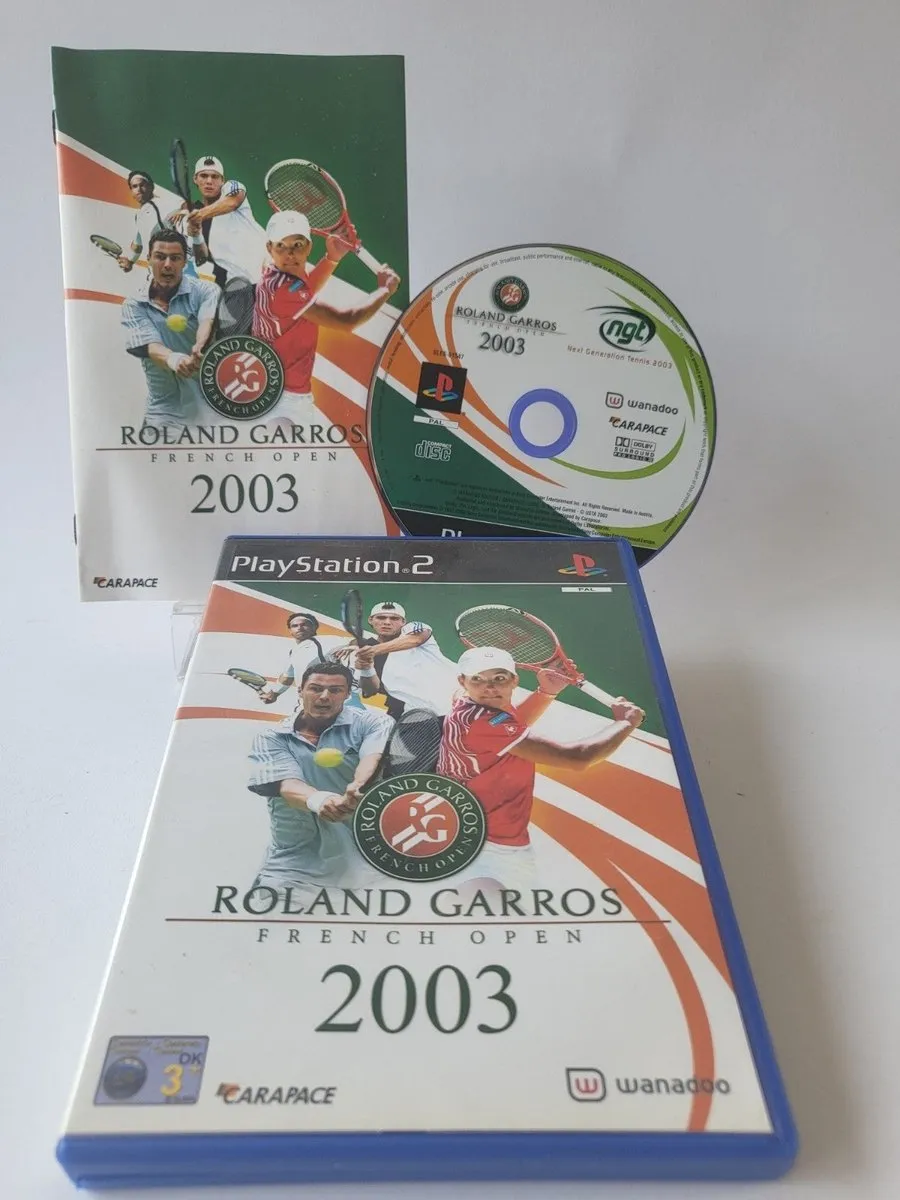 Sony PlayStation Roland Garros 2003 Justin Henin