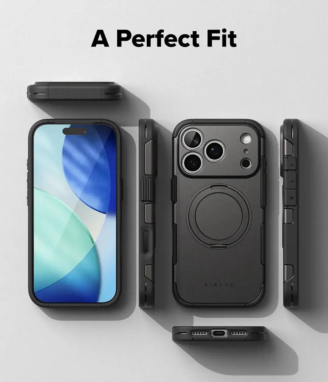 Ringke Alles iPhone 18 Pro Max hoesje grijs - afbeelding 3 van 6
