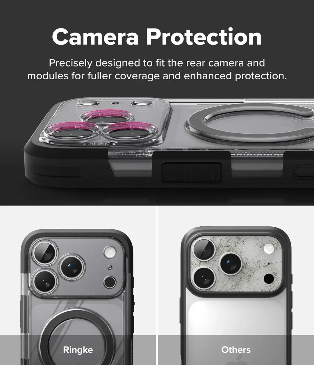 Ringke UX Magnetic Hoesje iPhone 18 Pro Max - Zwart - afbeelding 6 van 6