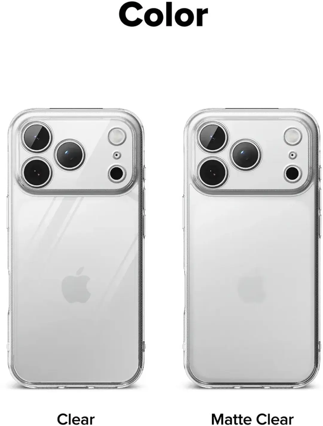 Ringke Fusion MagSafe iPhone 18 Pro/17 Pro Hoesje - Transparant - afbeelding 6 van 6