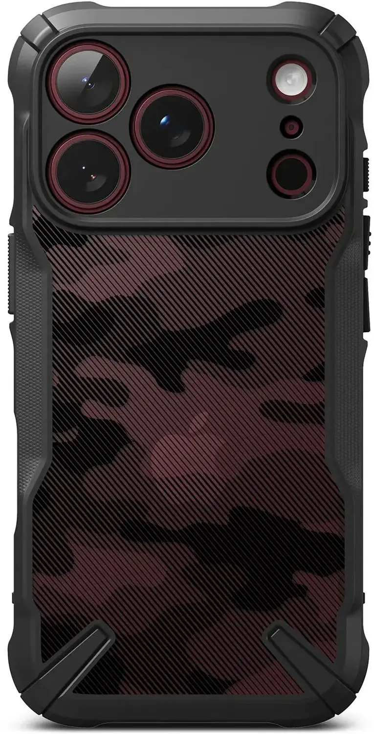 Ringke Fusion X Hoesje iPhone 18 Pro/17 Pro Camo Zwart
