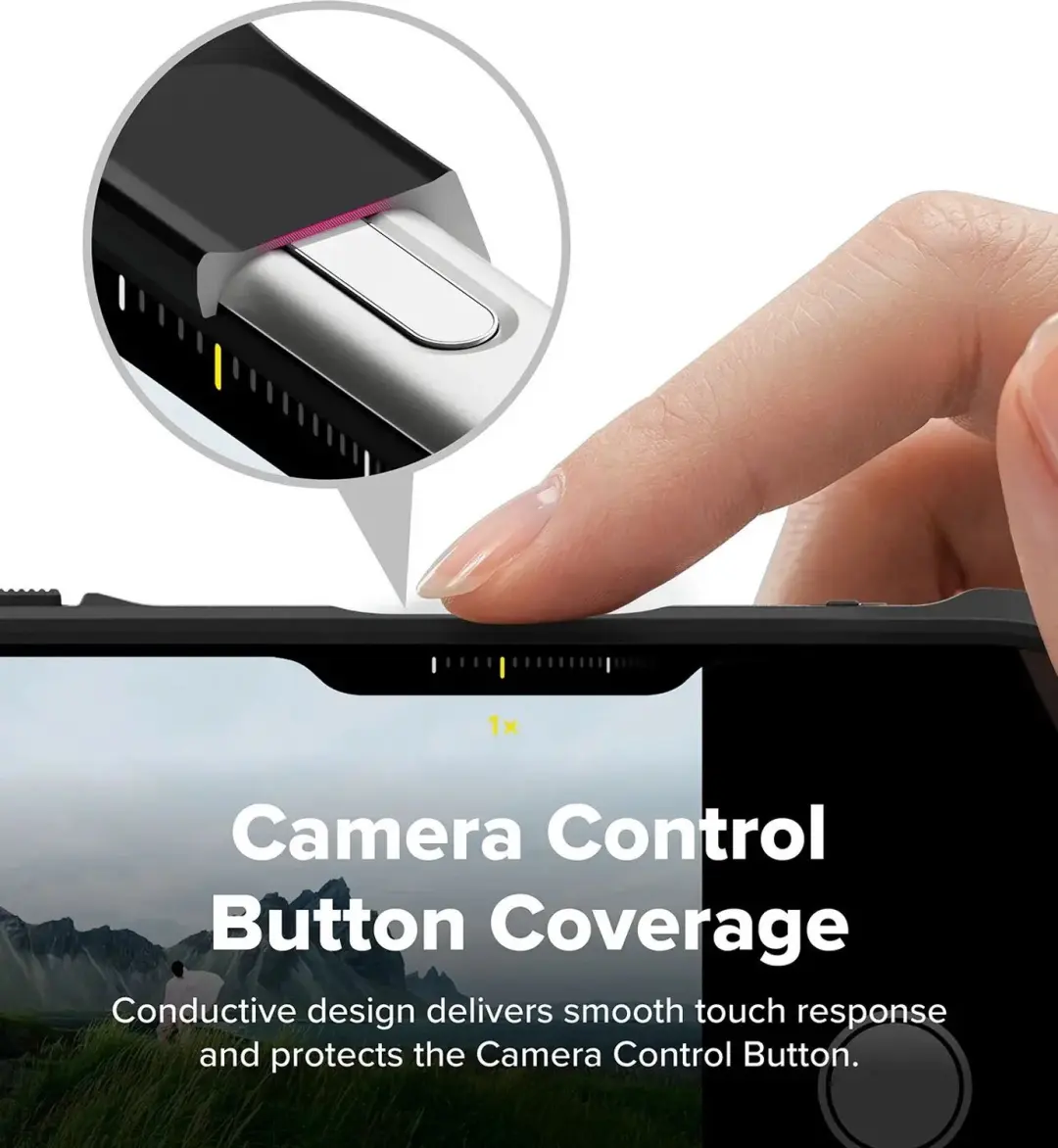 Ringke Fusion X Magnetic iPhone 18 Pro Hoesje - Zwart - afbeelding 5 van 6