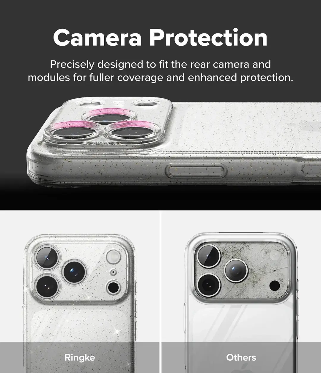 Ringke Air iPhone 18 Pro/17 Pro Hoesje Glitter - afbeelding 4 van 6