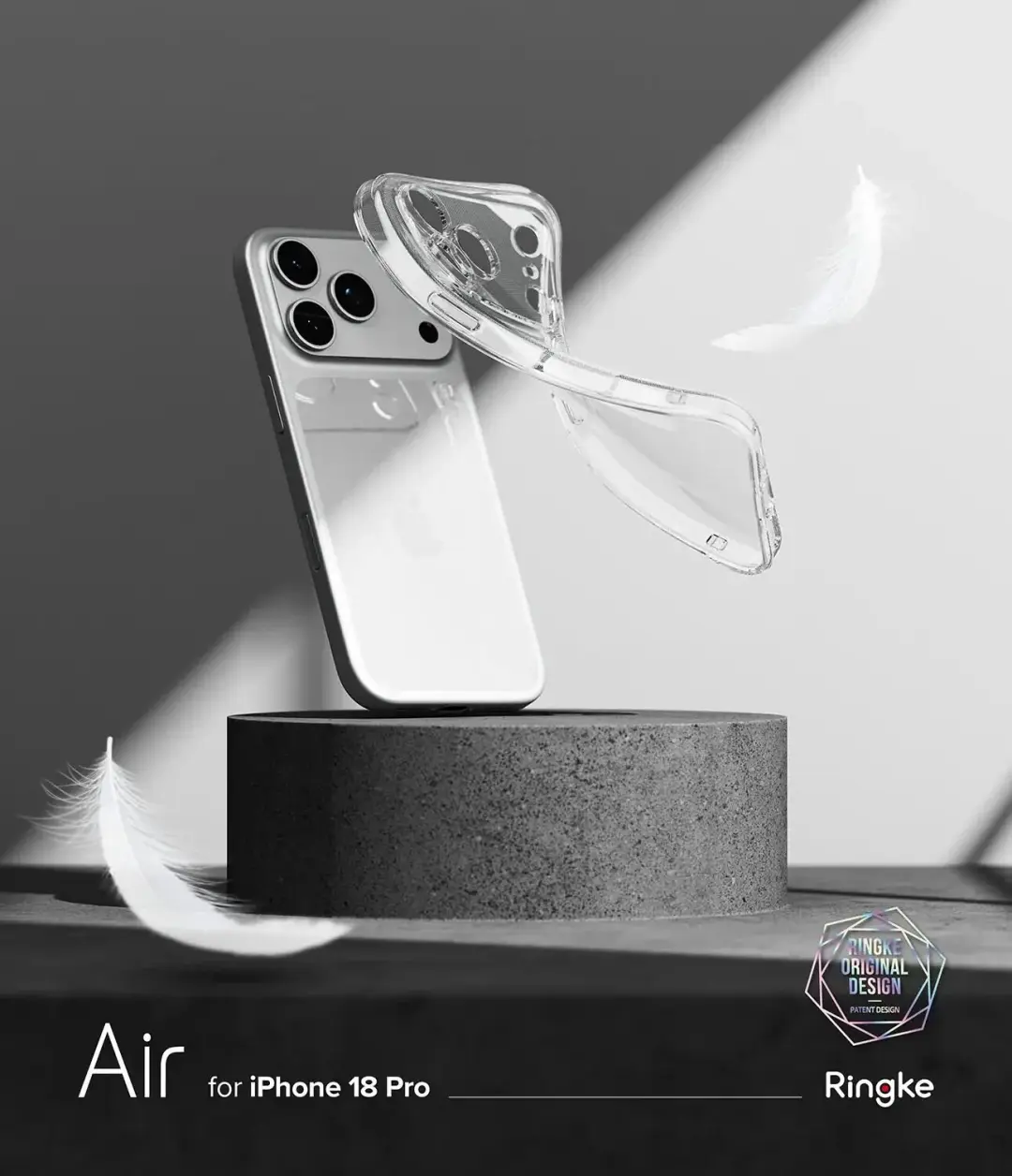 Ringke Air Hoesje iPhone 18 Pro/17 Pro Transparant - afbeelding 2 van 6