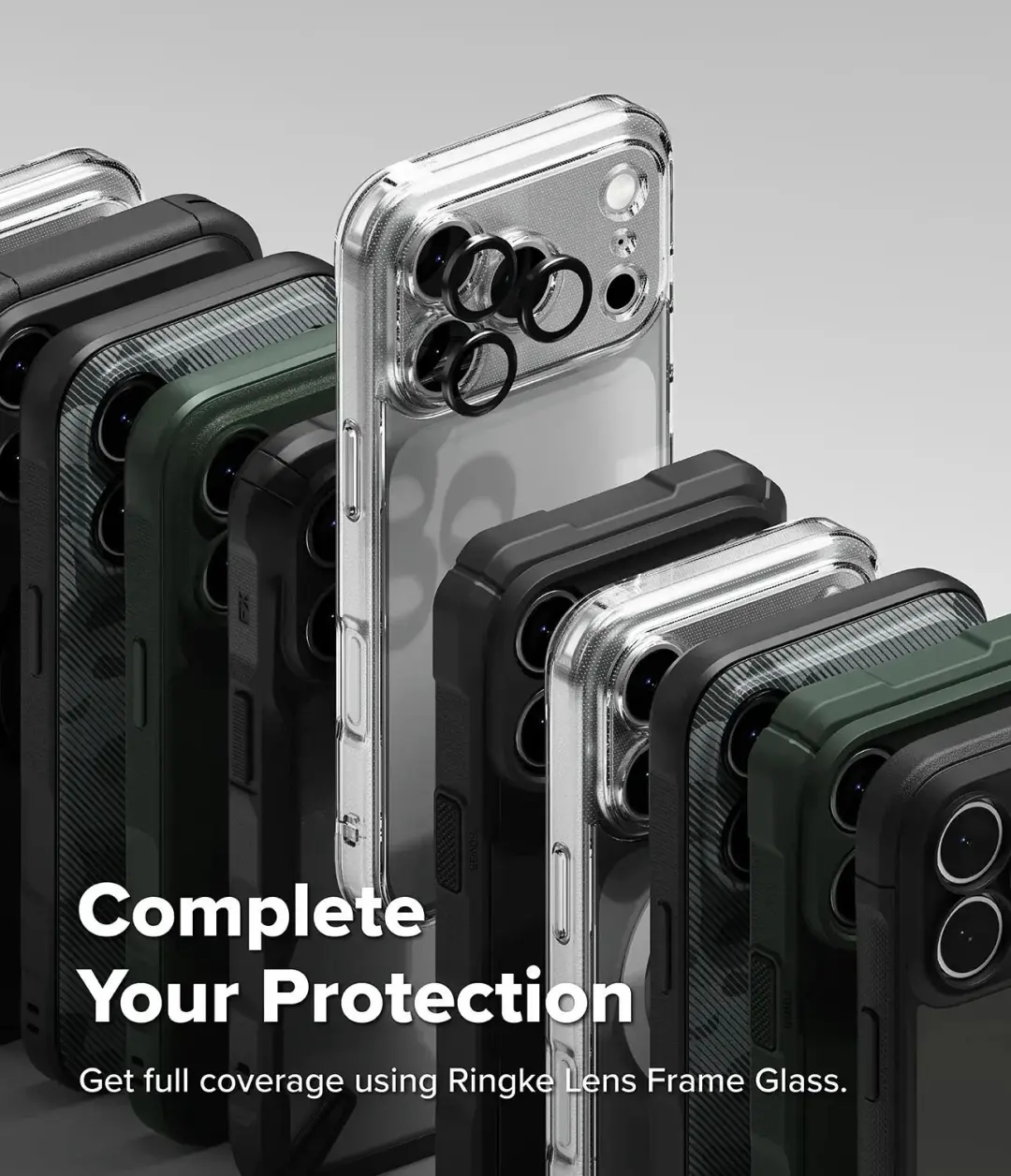 Ringke Onyx Magnetic Hoesje iPhone 18 Pro/17 Pro - Zwart - afbeelding 2 van 6
