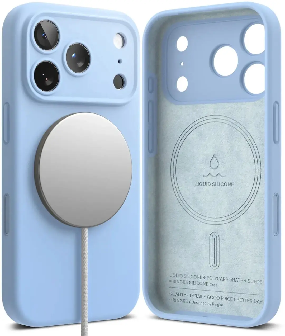 Ringke Siliconen MagSafe iPhone 18 Pro Hoesje