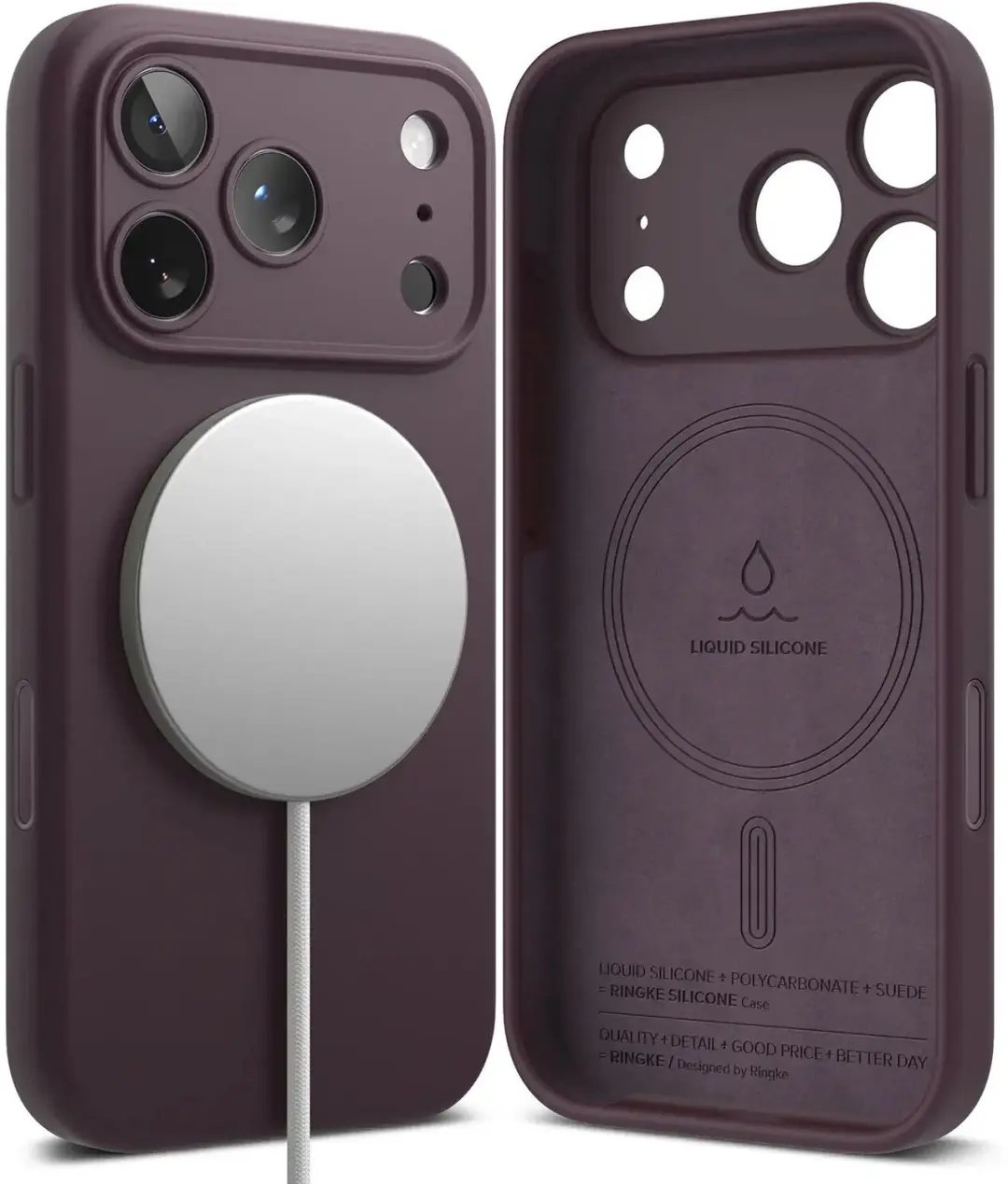 Ringke Silicone Magnetic iPhone 18 Pro hoesje