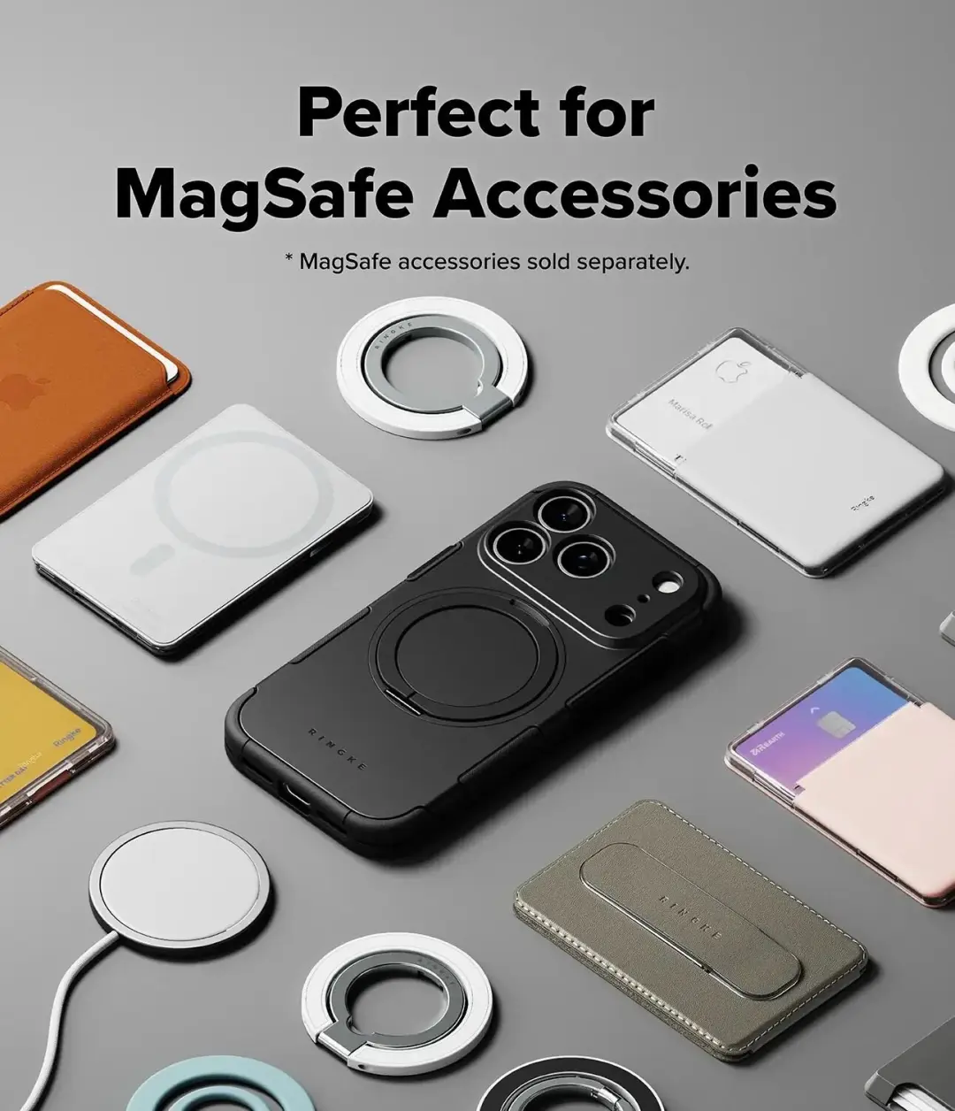 Ringke Alles Hoesje iPhone 18 Pro/17 Pro MagSafe Zwart - afbeelding 2 van 6
