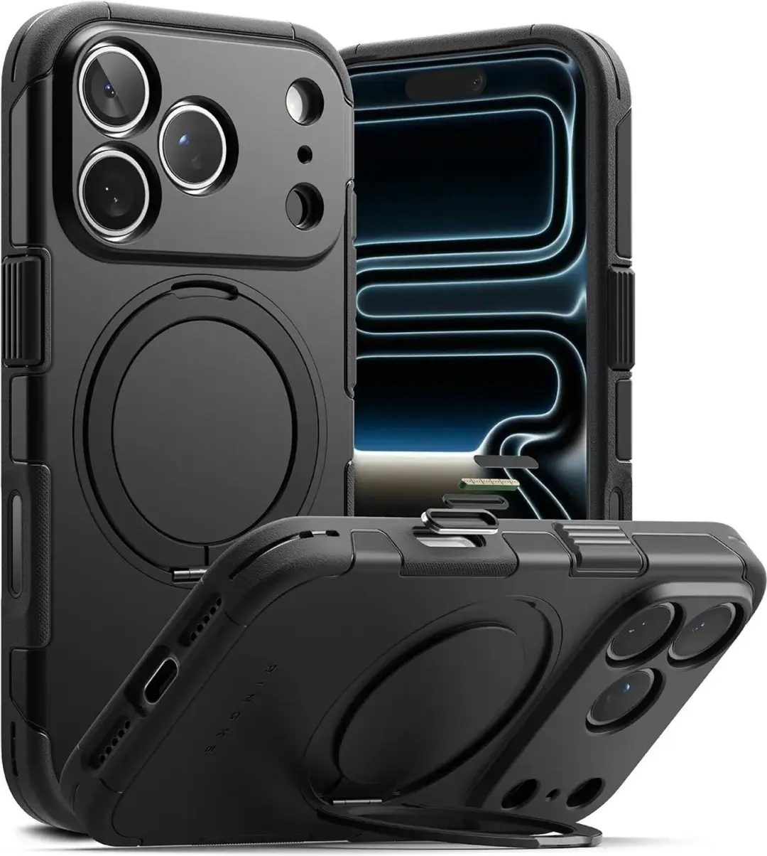 Ringke Alles Hoesje iPhone 18 Pro/17 Pro MagSafe Zwart
