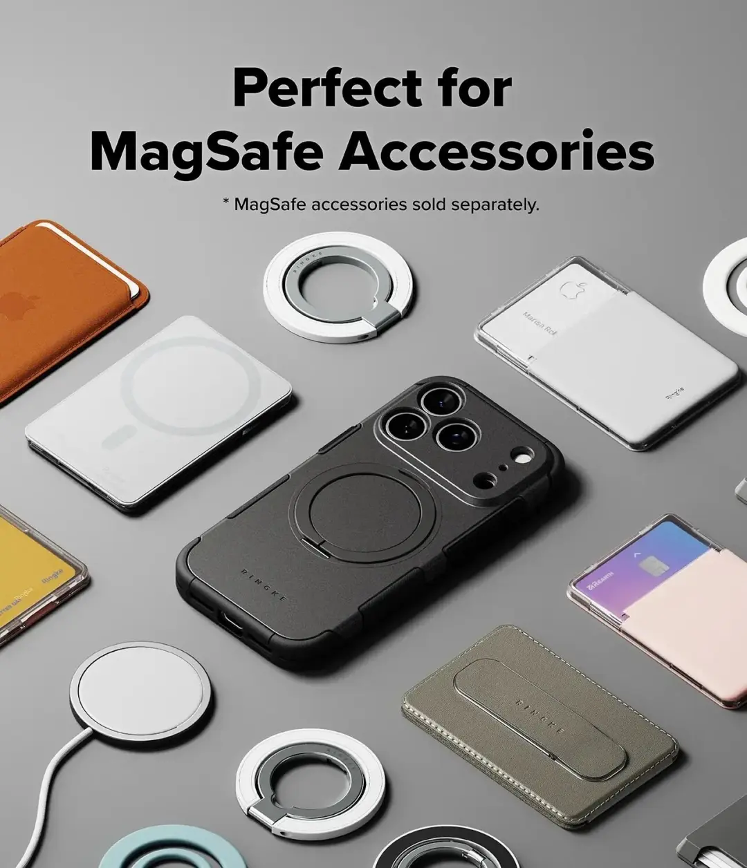 Ringke Alles Hoesje iPhone 18 Pro Grijs - afbeelding 2 van 6