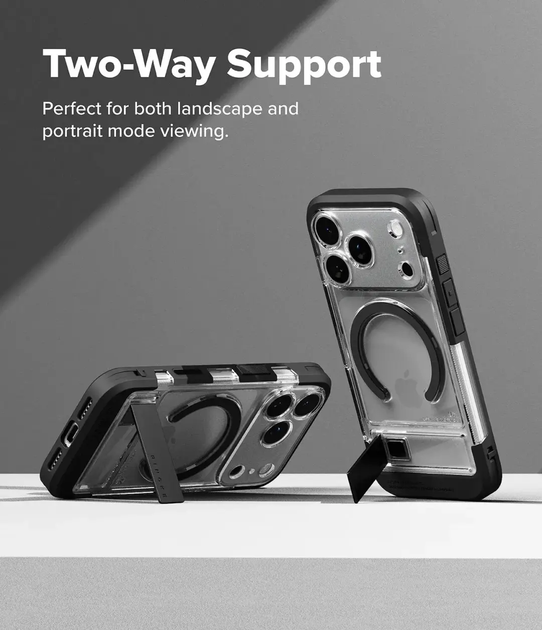 Ringke UX Magnetic Hoesje iPhone 18 Pro/17 Pro Transparant - afbeelding 5 van 6