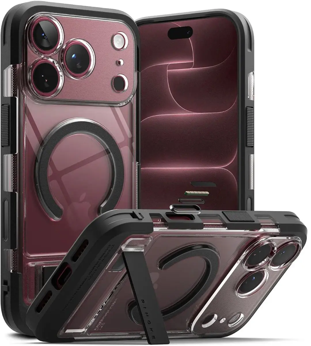 Ringke UX Magnetic Hoesje iPhone 18 Pro/17 Pro Transparant