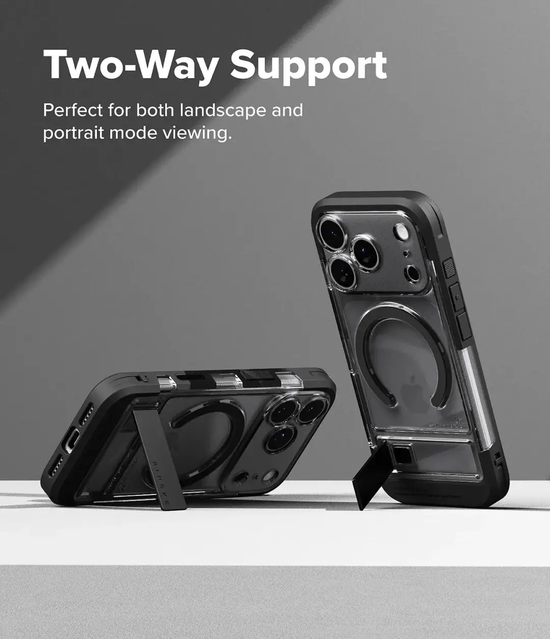 Ringke UX Magnetic Hoesje iPhone 18 Pro/17 Pro - Zwart - afbeelding 3 van 6