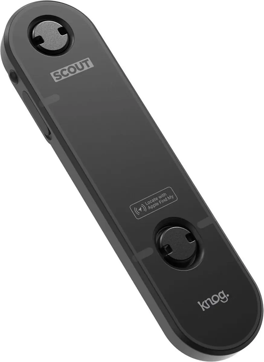 Knog Scout fietsalarm & tracker Apple AirTag - Geel/Zwart - afbeelding 5 van 6