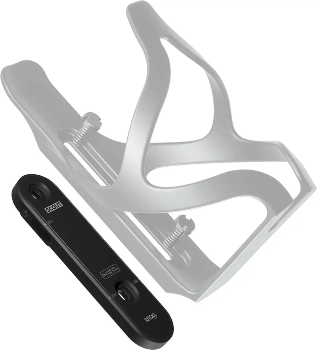Knog Scout fietsalarm & tracker Apple AirTag - Geel/Zwart - afbeelding 4 van 6