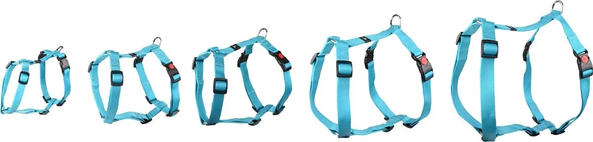 Flamingo Ziggi H-harnas - Turquoise S 35-50cm