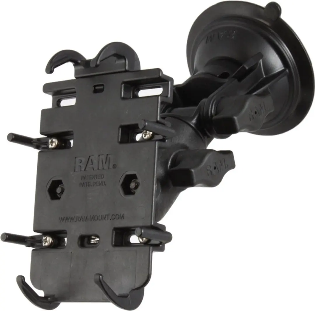 Quick-Grip™ Telefoonhouder met RAM® Twist-Lock™ Zuigkracht Ratchet Base