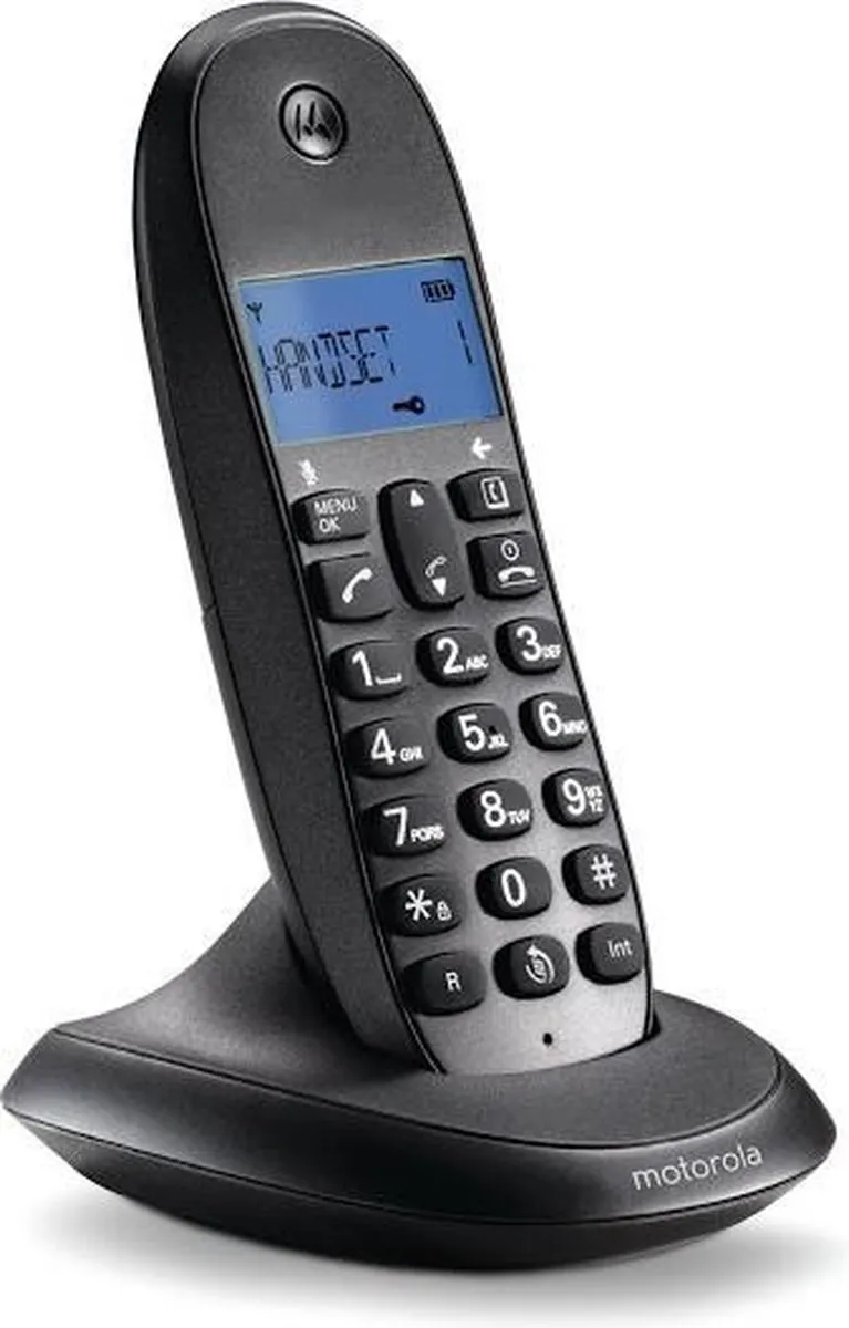 Motorola C1002LB Plus DECT Telefoon - 2 Handsets - Zwart - afbeelding 6 van 6