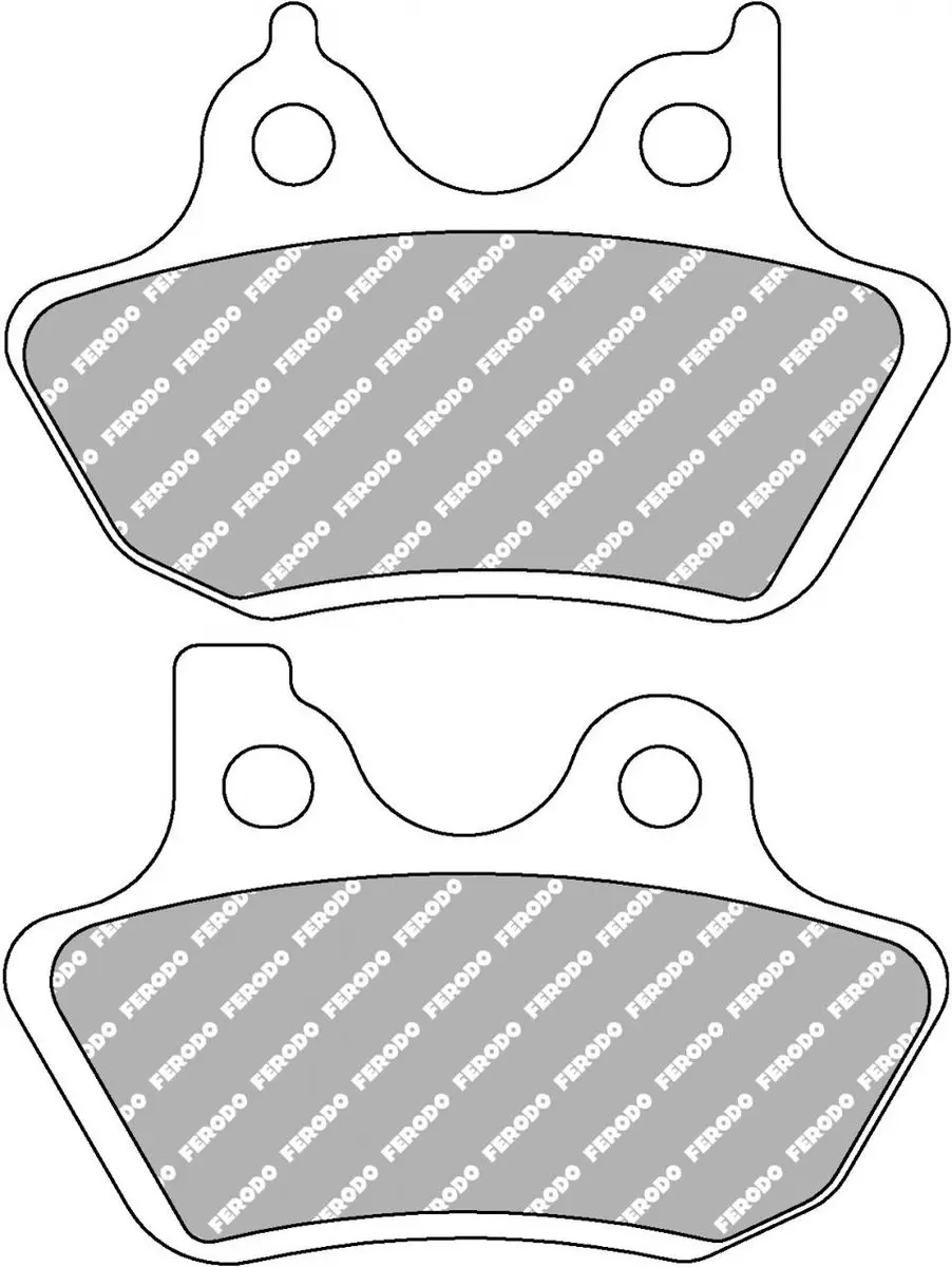 ferodo remblokjes voor harley davidson 1450 flhtcui electra glide uc 2000 tot 20