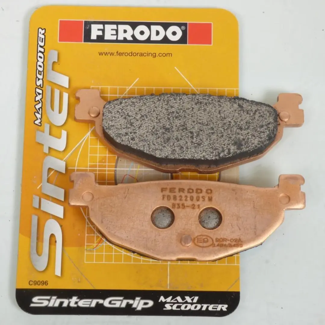 Plaquette de frein Ferodo pour Scooter Yamaha 500 T-Max 2010 à 2011 SJ064 / AR