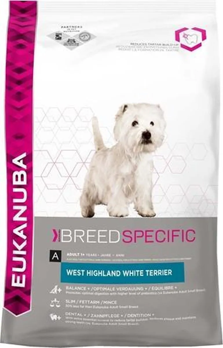 Eukanuba West Highland White Terriër Hondenvoer 2,5 kg