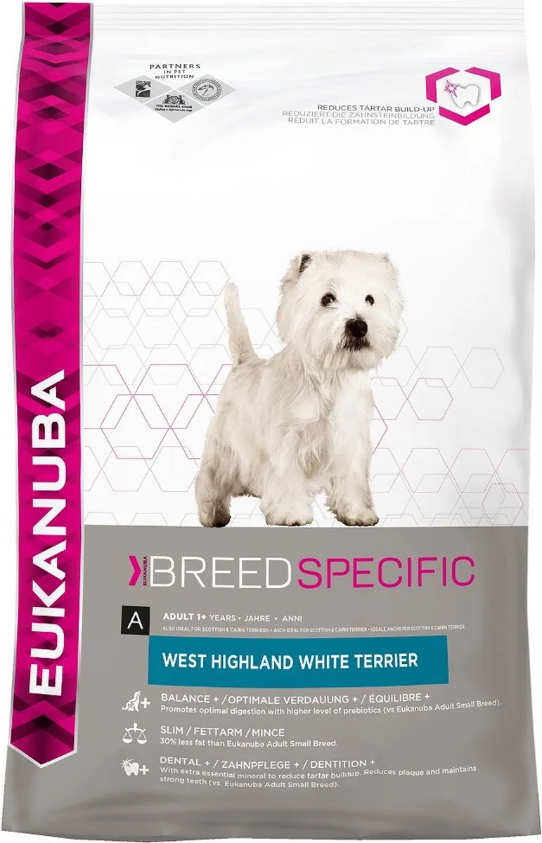 Eukanuba West Highland White Terriër Hondenvoer 2,5 kg - afbeelding 6 van 6